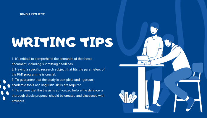 thesis writing tips