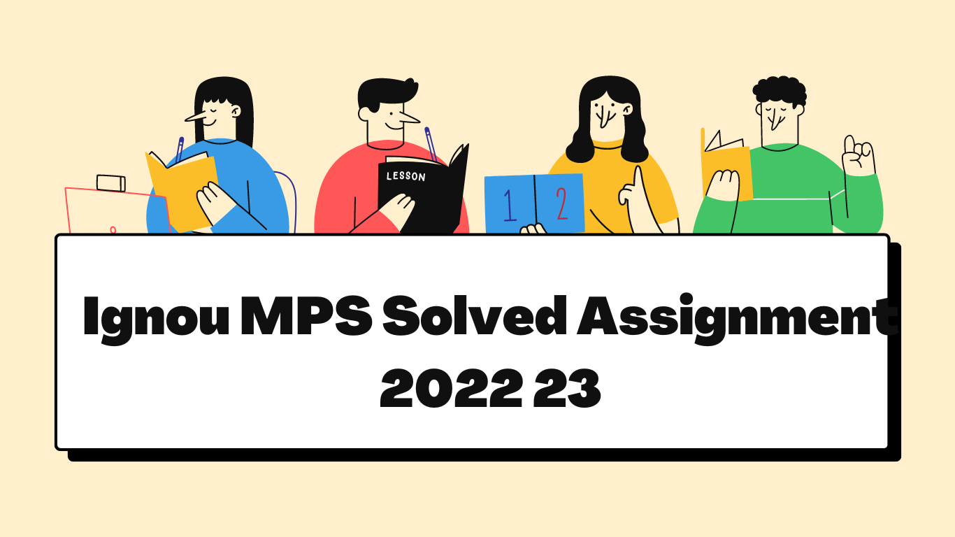 ma political science ignou assignment 2023